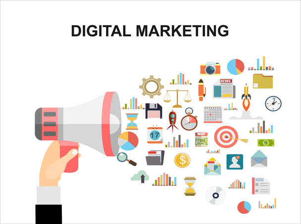 Концепції цифрового маркетингу
 - Вектор, зображення