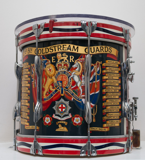 Coldstream Guards Regimental Drum - Foto, afbeelding