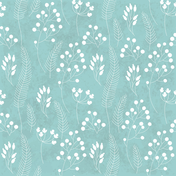 Seamless floral vector pattern - Vector, afbeelding