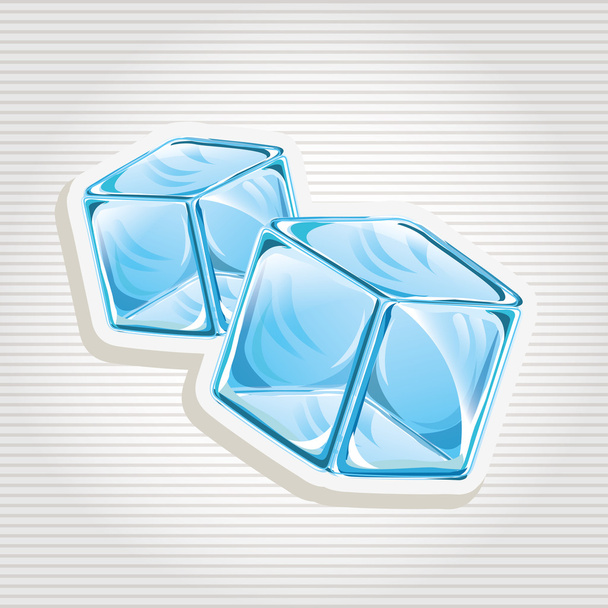 Ice kocka design - Vektor, kép