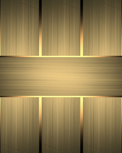 Background of golden ribbons. Template for design. copy space for ad brochure or announcement invitation, abstract background. - Photo, Image