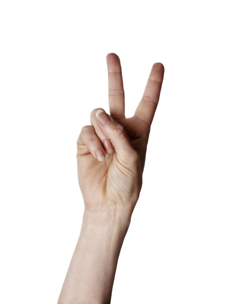 Victory sign - Foto, afbeelding