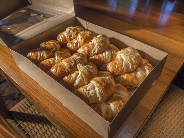 Box of croissants - Fotoğraf, Görsel