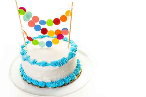 yksinkertainen Syntymäpäivä kakku
 - Valokuva, kuva