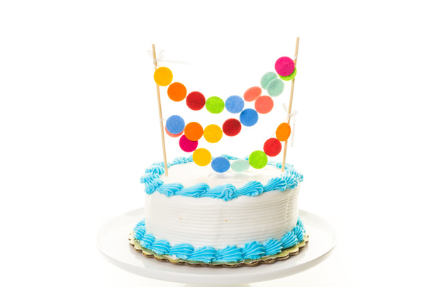 basit doğum günü pastası - Fotoğraf, Görsel