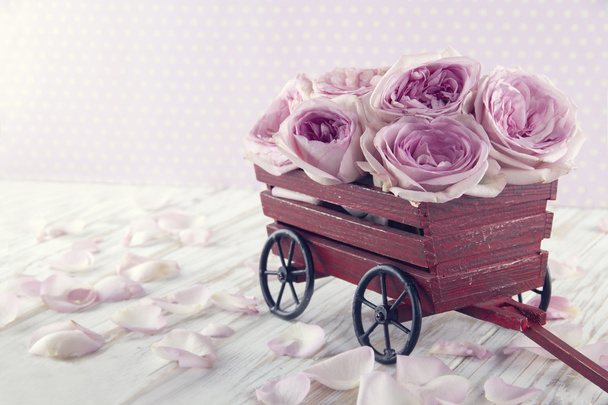 fialová kytice růže - Fotografie, Obrázek