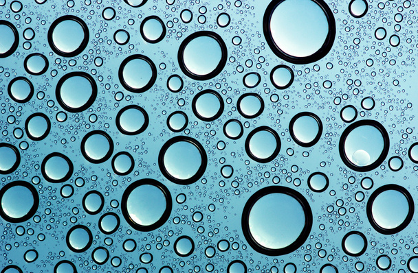  Kapky vody na sklo - Fotografie, Obrázek