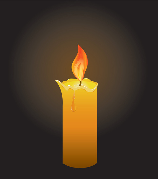 Candle - Vector, afbeelding