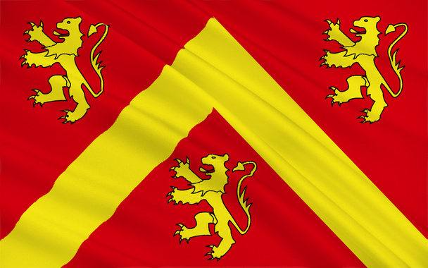 Σημαία του Άνγκλεϊ ή του Ynys Mon είναι το νησί της Ουαλίας - Φωτογραφία, εικόνα