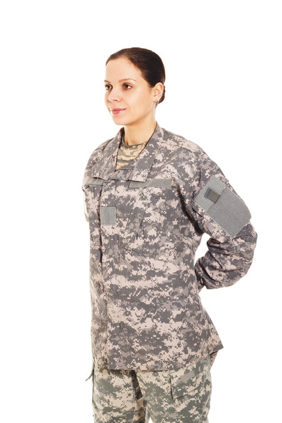 Askeri üniformalı asker - Fotoğraf, Görsel