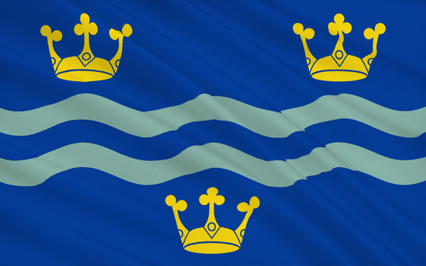 Flag of Cambridgeshire county, England - Photo, Image