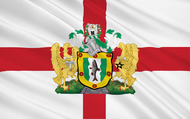 Metropolitan Borough Rochdale city, Anglia zászlaja - Fotó, kép
