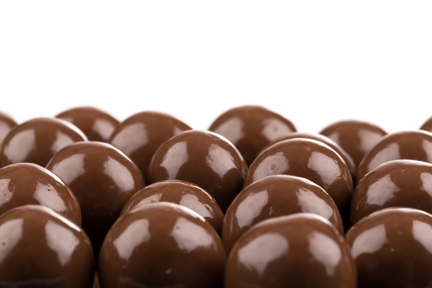 Multiple chocolate ball candies  - 写真・画像