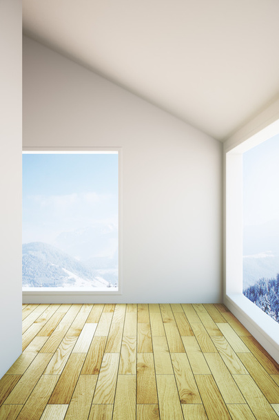 Prázdné dřevěný interiér - Fotografie, Obrázek