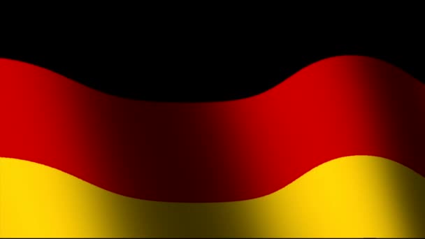 Vlajka Německo mává - Záběry, video