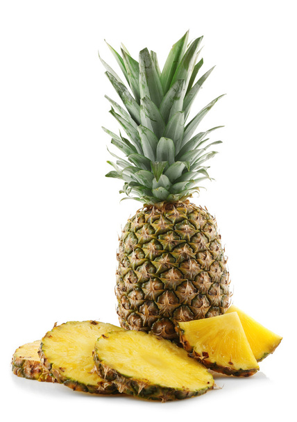 Ananasscheiben, isoliert auf weiß - Foto, Bild