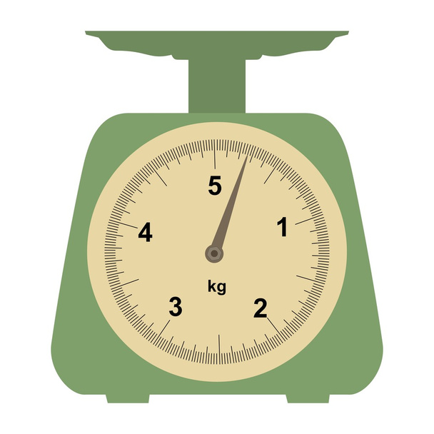 Domestic weigh-scales - Vector, Image