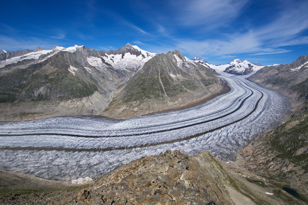 Panorama glaciar Aletsch
 - Foto, imagen