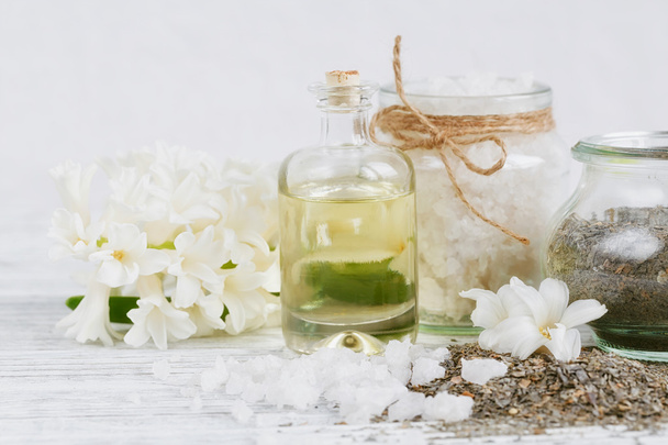 Natural ingredients for homemade facial and body mask (scrub) - Foto, immagini