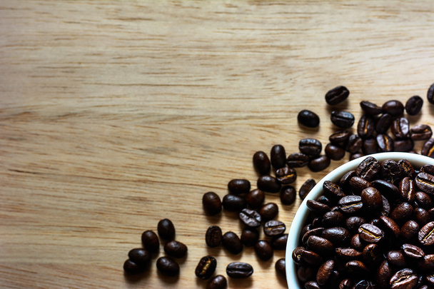 barna kávé, kávé barna fa háttér - Fotó, kép