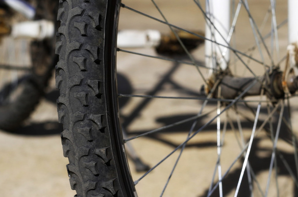 detail bicycle wheel background - Foto, Imagem