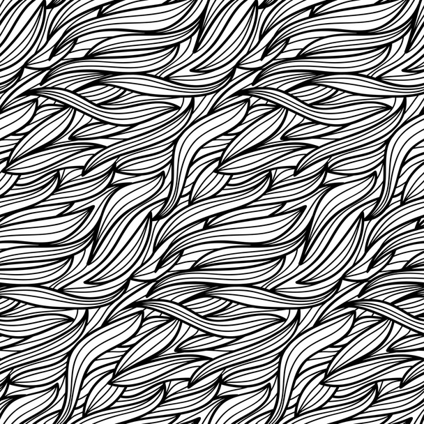 floral background of drawn lines - Vector, afbeelding