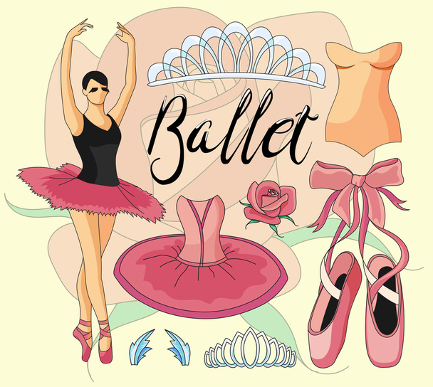 Ballet pictogramserie - Vector, afbeelding