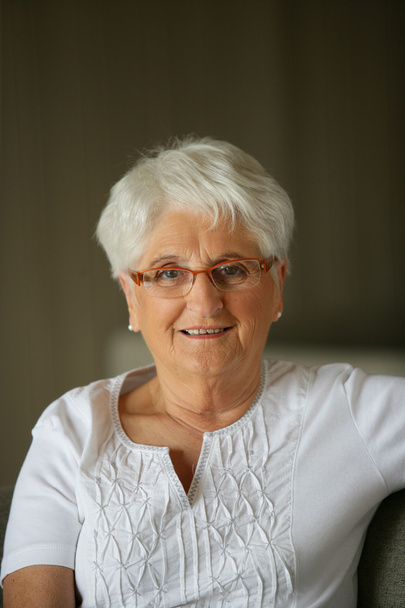 Portrait of an elderly woman - Fotó, kép