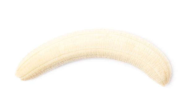 Peeled banana fruit isolated - Photo, Image