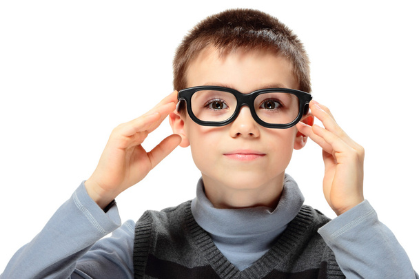 chlapec s brýlemi - Fotografie, Obrázek