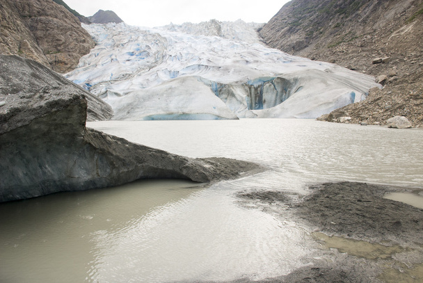 米国アラスカの氷河ポイント荒野サファリ - デビッドソン氷河 - 写真・画像