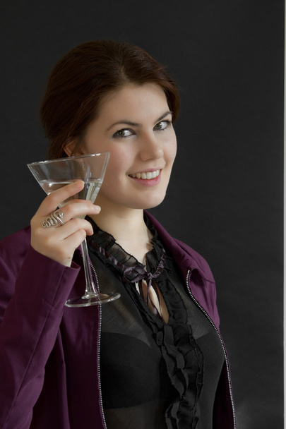 Woman with cocktail - Фото, зображення