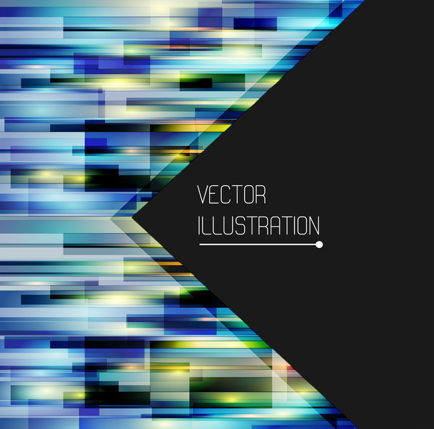 Straight colorful lines abstract vector background - Vektör, Görsel