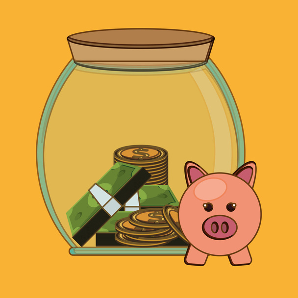 Money icon design , vector illustration - Vector, Image