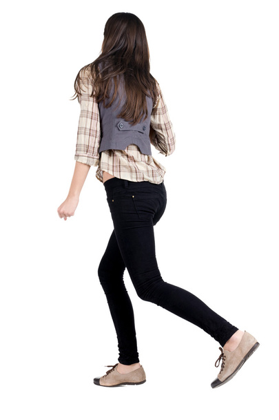 Girl walking on the motion move - Photo, Image