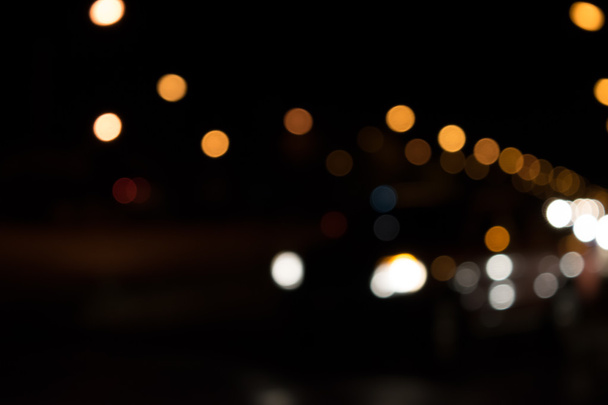 розмитий боке вночі шосе
 - Фото, зображення
