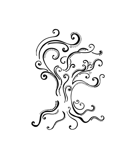Decoratieve Keltische levensboom - Vector, afbeelding