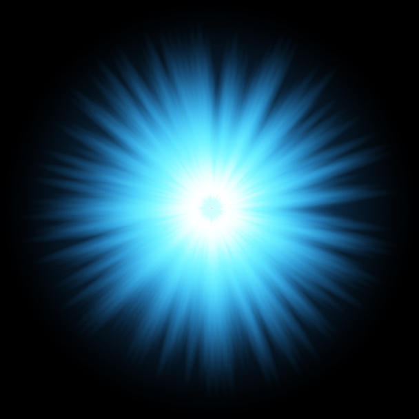 Blue color design with a burst. vector - Vector, Imagen