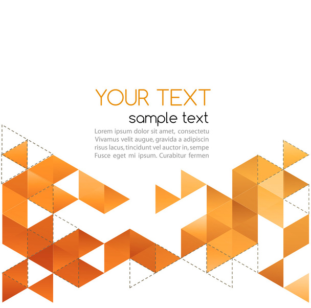 Abstract template background with triangle - Vector, Imagen