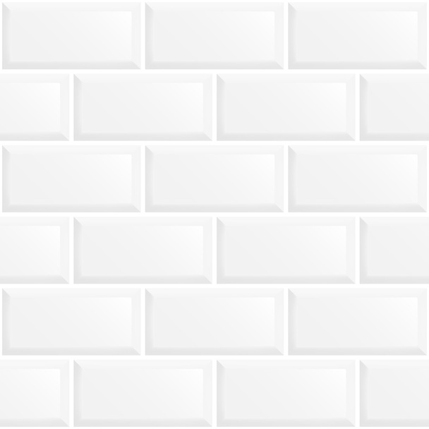 Λευκά πλακάκια, κεραμικά τούβλα - Διάνυσμα, εικόνα
