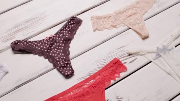 Different panties selection. - Footage, Video