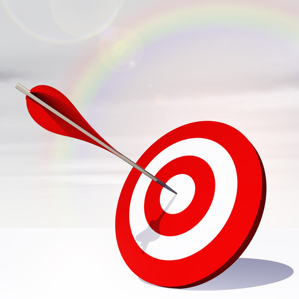 red dart target board  - Photo, Image