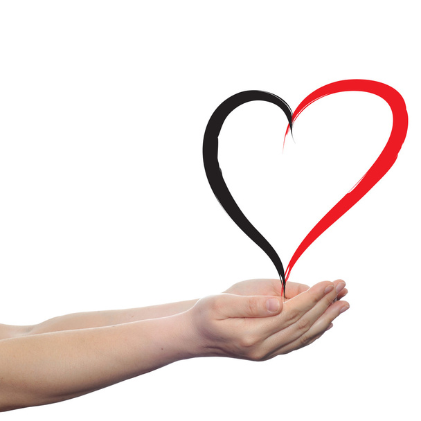 Símbolo del corazón pintado
 - Foto, imagen