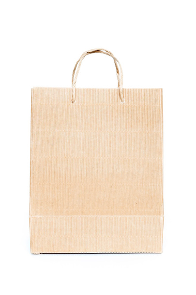 Bruine papieren zak - Foto, afbeelding