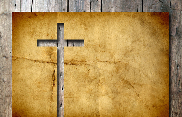 Przydrożny krzyż religijnych - Zdjęcie, obraz