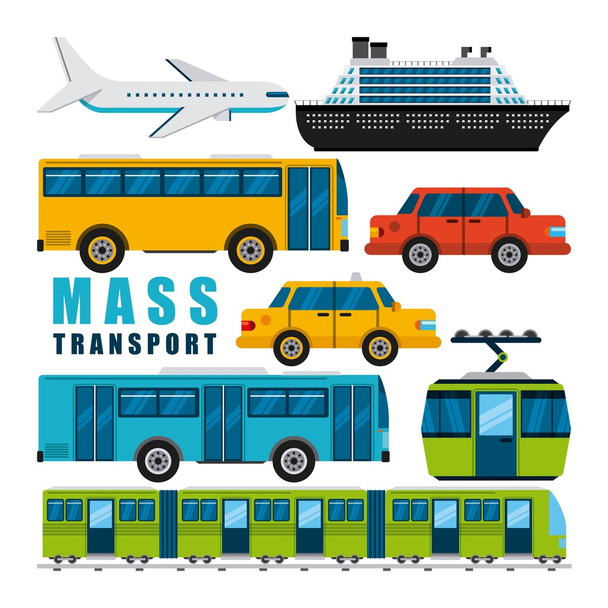 projeto de transporte de massa
  - Vetor, Imagem