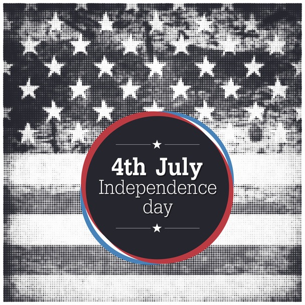Αμερικανική αφίσα ημέρας ανεξαρτησίας.  - Διάνυσμα, εικόνα