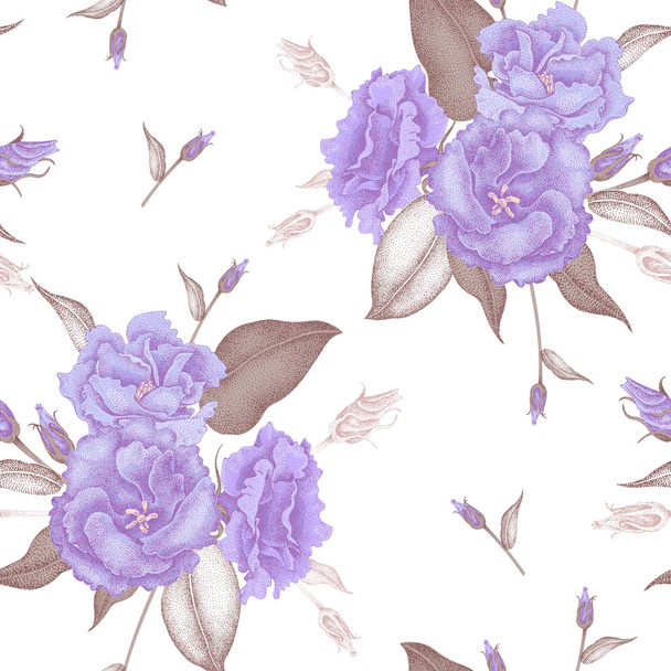 Seamless floral pattern. - Vector, Imagen