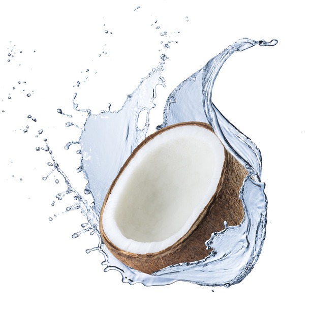 Coconut with water splash - Zdjęcie, obraz