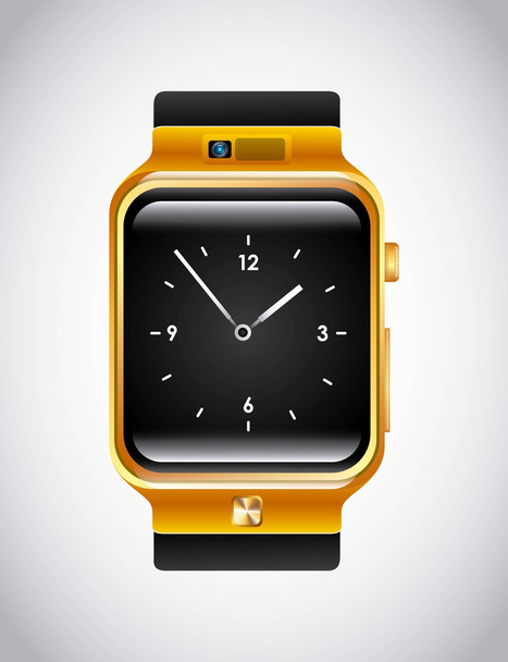 wristwatch device design - Vector, Image